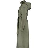 AGU Trench Coat Long Regenjas - Groen Pistachio - Dames