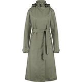 AGU Trench Coat Long Regenjas - Groen Pistachio - Dames