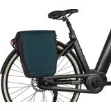 AGU Clean Enkele Fietstas Shelter Medium - Blauw - 17 L - Waterdicht - KLICKfix module rail