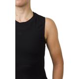 AGU Naadloos Mouwloos Thermoshirt Unisex - Zwart