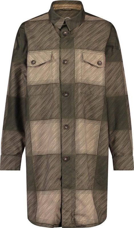 AGU - Oversized Rain Shirt - Groen - Gerecycled Polyester