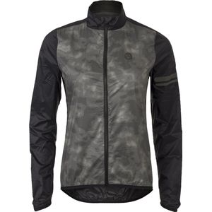 AGU Wind Fietsjack II Essential Dames - Grijs - XS - Winddicht - Two-way Rits