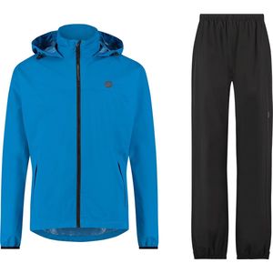 GO Regenpak Essential Dames & Heren - Blauw - M - Waterdicht & Ademend