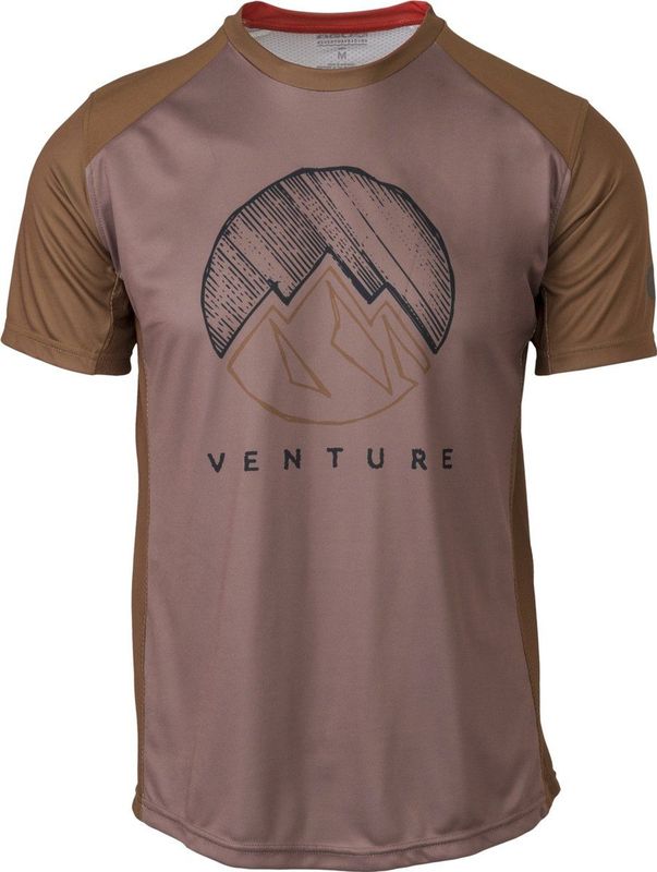 MTB Fietsshirt Venture Unisex - Bruin - XS