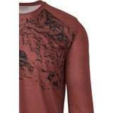 MTB Fietsshirt Lange Mouwen Venture Unisex - Rood