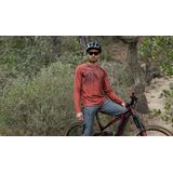 MTB Fietsshirt Lange Mouwen Venture Unisex - Rood