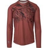 MTB Fietsshirt Lange Mouwen Venture Unisex - Rood