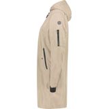 AGU - Long Bomber Regenjas - Beige - Polyester - Waterdicht