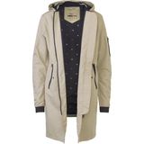 AGU - Long Bomber Regenjas - Beige - Polyester - Waterdicht