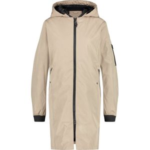 AGU - Long Bomber Regenjas - Beige - Polyester - Waterdicht