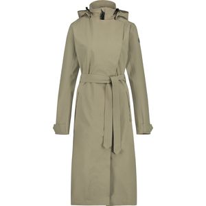 AGU Trench Coat Long Regenjas Urban Outdoor Dames Green Pistachio