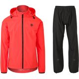 Regenpak AGU Unisex Go Rain Suit Essential Hi-Vis Neon Red-S
