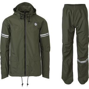 AGU Original Regenpak Essential - Army Green - Dames & Heren - Waterdicht & Ademend