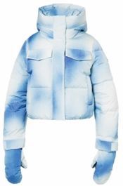 Goldbergh - Ciel Bleu - Ski Jas - Denim Print - 100% Gerecycled Polyester