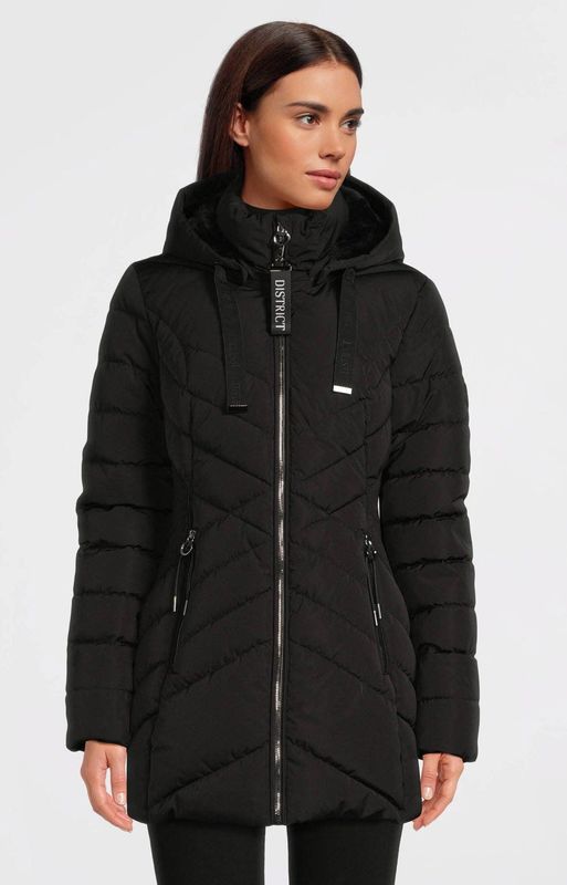 District - WORKOUT - Damesjas - Zwart - Functioneel en Waterafstotend