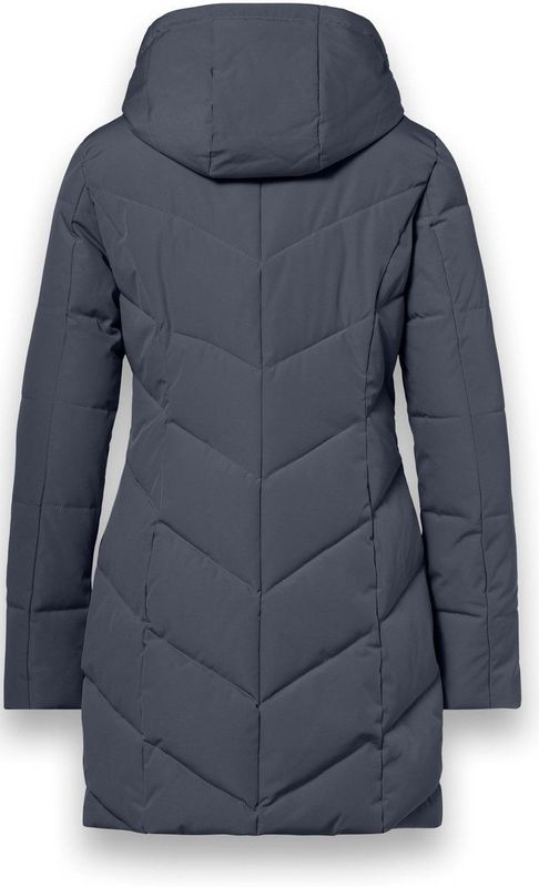 District Dames jas blauw (Maat: 38) - Effen