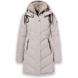 District - Zodiac - Dames Donsjack - Beige - Met Capuchon