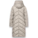 District AROSA - Damesjas - Geel - Lange Fantasie Step Jas - Waterafstotend