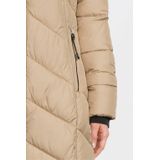 District AROSA - Damesjas - Geel - Lange Fantasie Step Jas - Waterafstotend