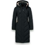 District - Corvara - Winterjas - Deep Lake - Dames - Lange Getailleerde Jas