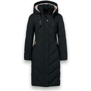 District - Corvara - Winterjas - Deep Lake - Dames - Lange Getailleerde Jas