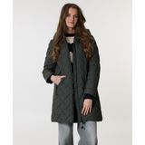 District - SALT LAKE CITY - Damesjas - Dark Olive - Waterafstotend