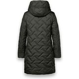 District - SALT LAKE CITY - Damesjas - Dark Olive - Waterafstotend