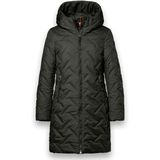 District - SALT LAKE CITY - Damesjas - Dark Olive - Waterafstotend