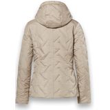 District - Gewatteerde Jas Frejus - Beige - Dames