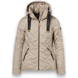 District - Gewatteerde Jas Frejus - Beige - Dames