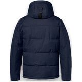 District - Winterjas - Donkerblauw - Gevoerd - Met Capuchon