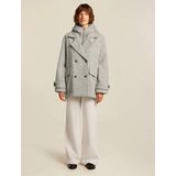 Beaumont - Avril Short Coat - Trenchcoat - Soft Grey