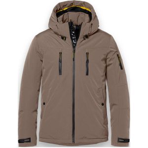 WEDGE - Dark Taupe - Jas - Sportief - Korte Snit - Technisch Polyester