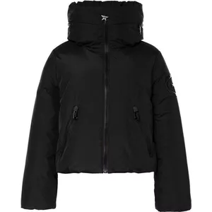 killtec dames Gewatteerde jas/ski-jas met afritsbare capuchon en sneeuwvanger KSW 289 WMN SKI JCKT, black blue, 36, 37956-000