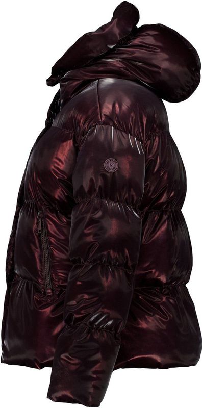 RESET - Airi - Dames Winterjas - Korte Puffer - Glanzende Stof - Imitatie Dons