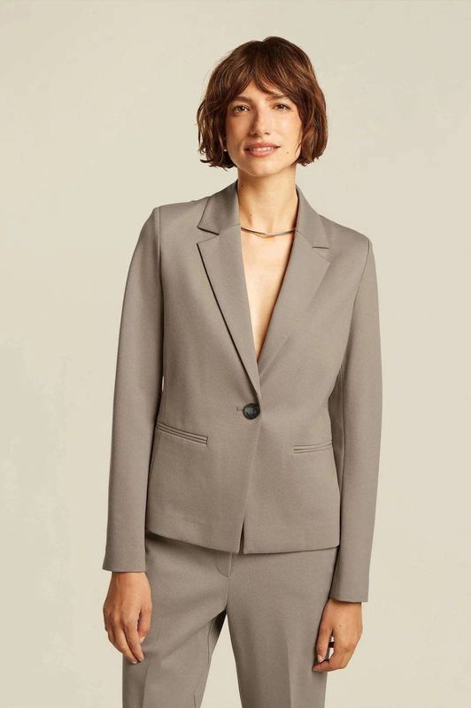 Beaumont - Petit Blazer - Bruin - Small Fit - Jersey Materiaal