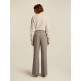 Beaumont - Hope Pants - Broek - Bruin - Mid-wide Flared - Jersey Materiaal