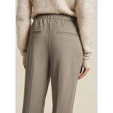 Beaumont - Hope Pants - Broek - Bruin - Mid-wide Flared - Jersey Materiaal