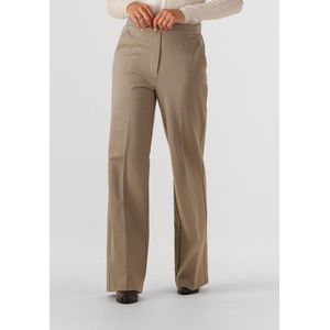 Beaumont - Hope Pants - Broek - Bruin - Mid-wide Flared - Jersey Materiaal