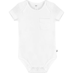 Ducky Beau Romper Snow White - Baby Romper - Wit - Maat: 56