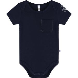 Ducky Beau Romper Navy - Baby Romper - Donkerblauw - Maat: 68