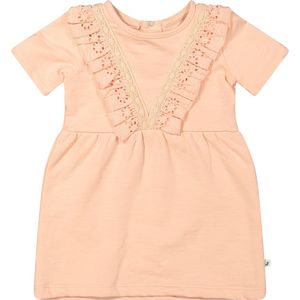 Kleedje met ruffles - Peach bud - Ducky Beau - maat 68