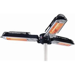 Sunred Parasolverwarming 2000W Halogeen Zwart/Zilver - PH10