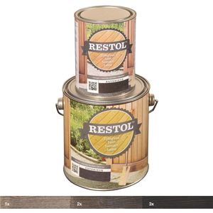 Restol Houtolie Dekkend Indiana Grijs-1 Ltr