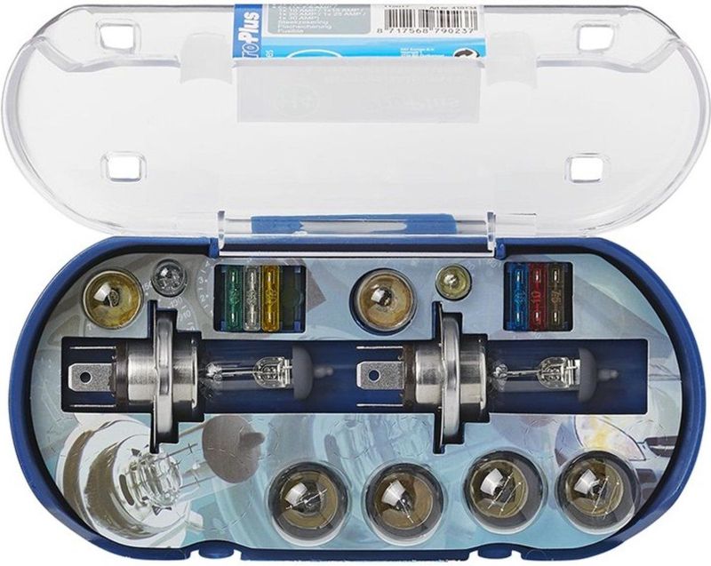 ProPlus - Reservelampenset - H4 - 16 Delig - Inclusief Diverse Onderdelen