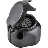 ProPlus Stekkerdoos - 13-polig - PVC - Jaeger type - zwart