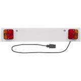 Proplus aanhanger verlichtingsbalk - 80 X 14 Cm - Wit - Met 1 meter kabel