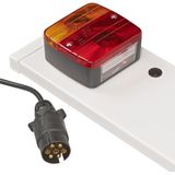 Proplus aanhanger verlichtingsbalk - 80 X 14 Cm - Wit - Met 1 meter kabel