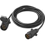 ProPlus - Verlengkabel - 5 Meter - 7-polige Stekker - Kunststof