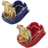 ProPlus - Accupoolklem Set - Snelsluiting - Messing - Kunststof Kap